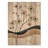 Desert Blossom Of Minimal Dogwood Flowers - Dogwood Wood Print - On Natural Pine Wood-1018404945