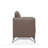 Taupe Leather Sofa (Assembled)