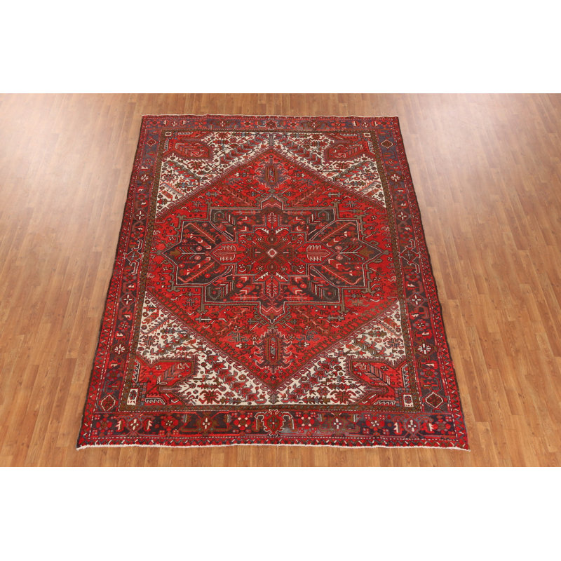 Geometric Wool Traditional Area Rug 8x11