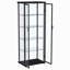 Vitrine noire à 4 tablettes