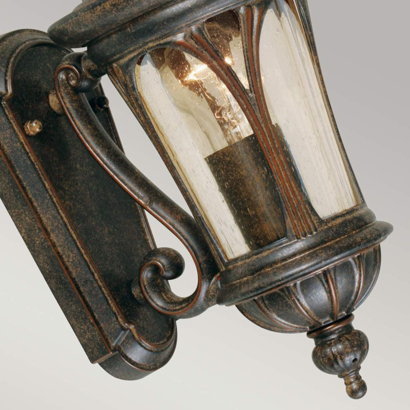 Bawden Weathered Bronze 350cm H Outdoor Wall Lantern