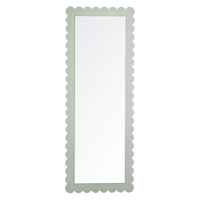 Emmeline Scalloped Rectangle Wall Mirror