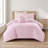 4-Piece Twin/Twin XL Comforter Set,Pink