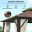 33 Ft. W x 25 Ft. D Aluminium Hardtop Gazebo-581327373