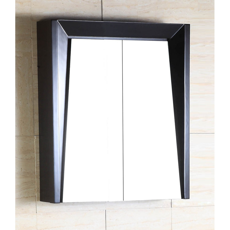 Armoire à pharmacie à fixation en surface 2 portes, H 25,5 po x l 23,8 po x P 8 po