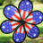 12" Rainbow Star Flower Spinner