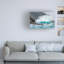 Art mural sur toile tendue - "Turbulent Shore" de Jon Evan pour décoration de salon, de chambre à coucher ou de bureau - 22 x 32