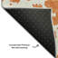Tapis orange Cerrito AMF501 lavable à la machine de qualité supérieure-103838005