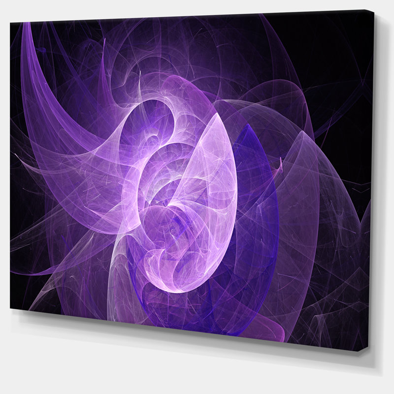 « purple mystic psychédélique design », impression sur toile, H 20 po x l 20 po x P 1 po