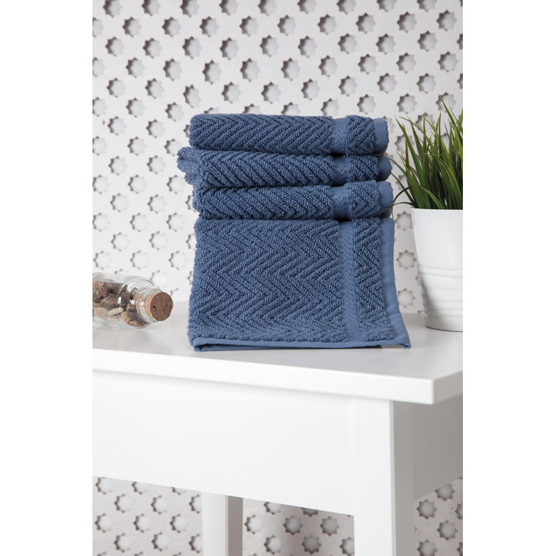 Vandewa Plush Washcloth, Midnight Blue