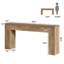 Console de style artistique