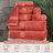 Renata 8 Piece 800 GSM Certified Egyptian Cotton Towel Set -232808584