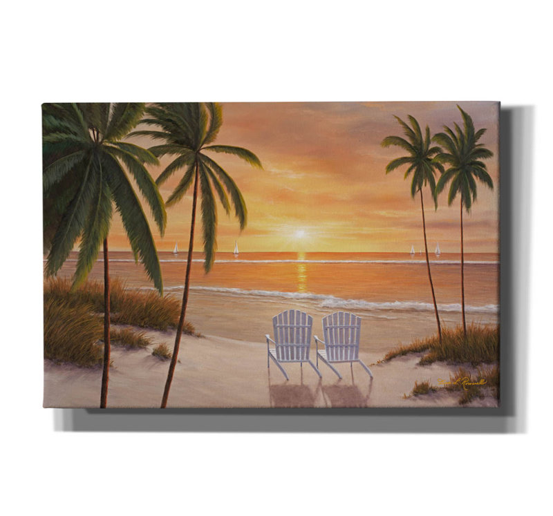 «Tropical Sun Watch» par Diane Romanello, H 12 po x l 18 po x P 0,75 po
