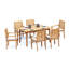 Mas Outdoor Teak Dining Set-1010003729