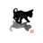 Small Cat I by Péchane - Print on Canvas-1621730380-1621730381