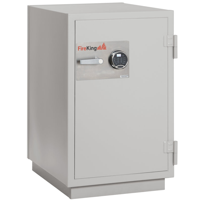 Coffre-fort résistant au support pour la sécurité avec verrou électronique, 2,7 pi³