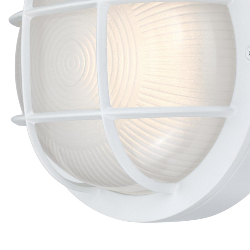 Jersi LED Wall Light, Textured White