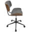 Chaise de bureau réglable Mid-Century