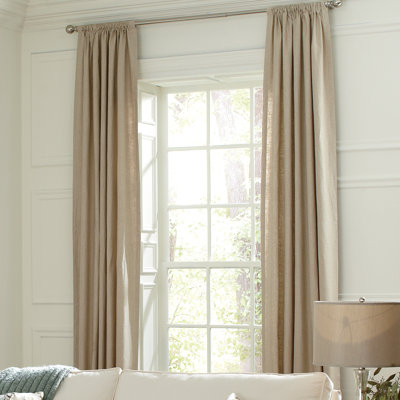 Caprisa Linen Semi Sheer Curtain Single Panel