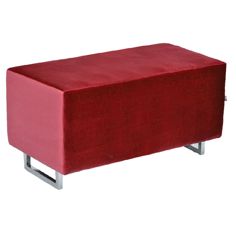 Pepi Upholstered Bench, Red