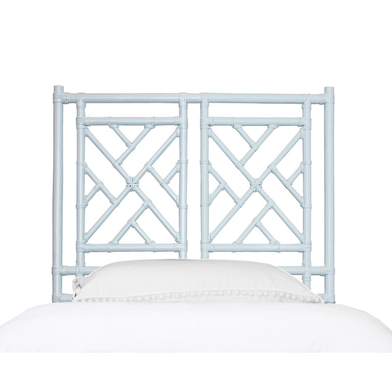 Chippendale Standard Bed, Twin Extra Long, Light Blue