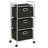  Shelving Unit With 3 Storage Boxes Steel And Non-Woven Fabric