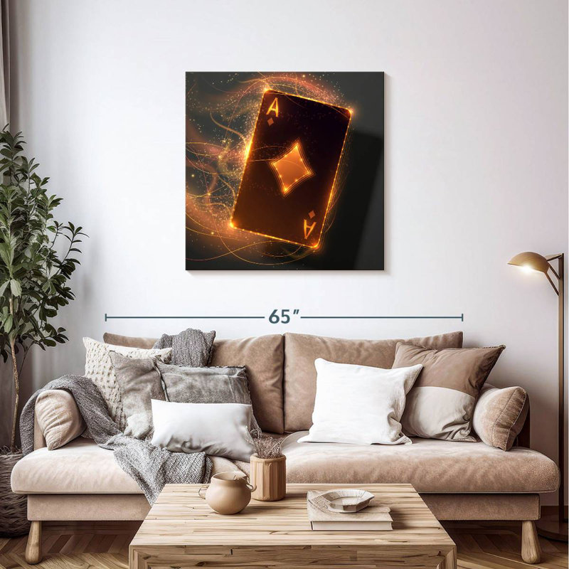 Senne Golden Ace Card, 36" H x 36" W
