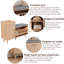 6 Pair Shoe Storage Cabinet
