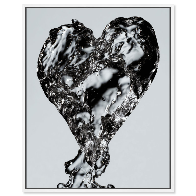 Mercury Love Print by Oliver Gal, 17"H x 21"W, White Floater Frame