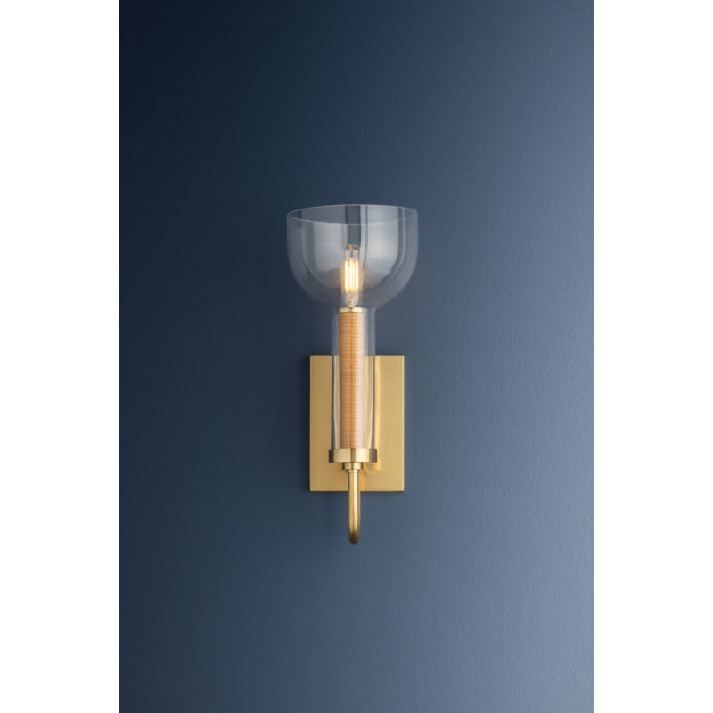 Narrowsburg Wall Sconce in Aged Brass