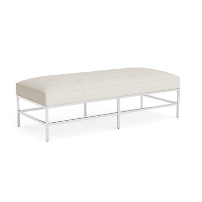 Banc ottoman en cuir Major