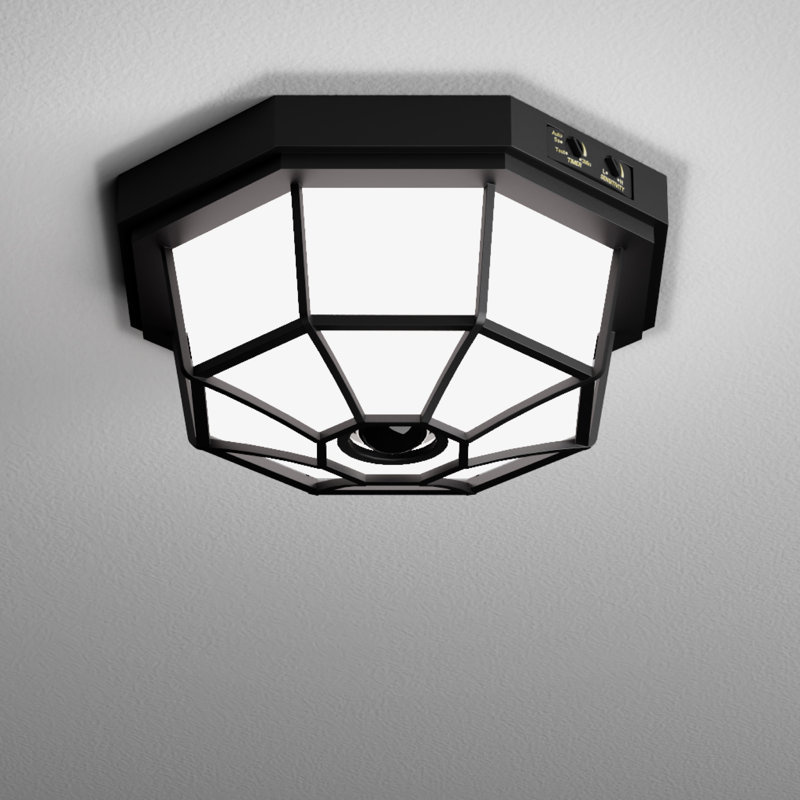 2-Light 10.6 Inch Flush Mount Ceiling Light Recessed Installation for Kitchen/Bedroom/Entryway 1-Piece Nordic Style (Bulb Sold Separately)
