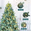 Arbre de Noël artificiel épinette bleu pré-éclairé-118039637