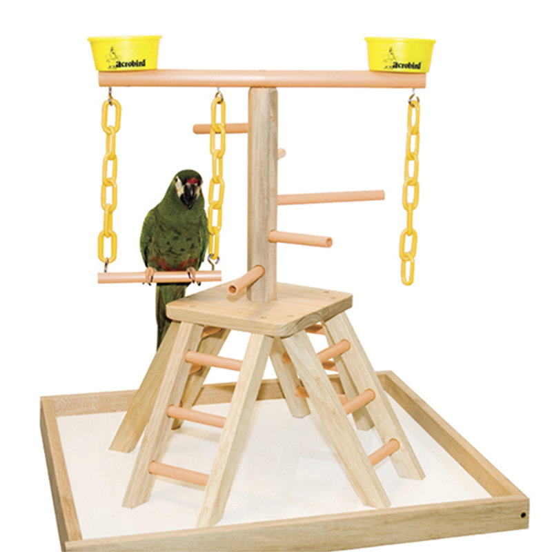 Pyramide de jeux en bois acrobird
