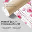 «Botanical Pink Dandelions», reproduction d'art moderne sans cadre-491532584