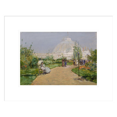 Horticulture Building World's Columbian Exposition Chicago by Childe Hassam -Framed Giclee Print