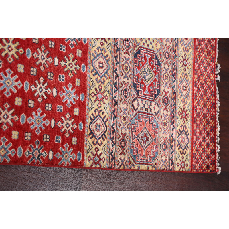 Vegetable Dye Kazak Area Rug 8