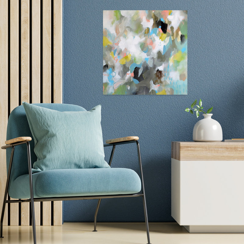 «The Evolving Insight», art contemporain abstrait, H 18 po x l 18 po