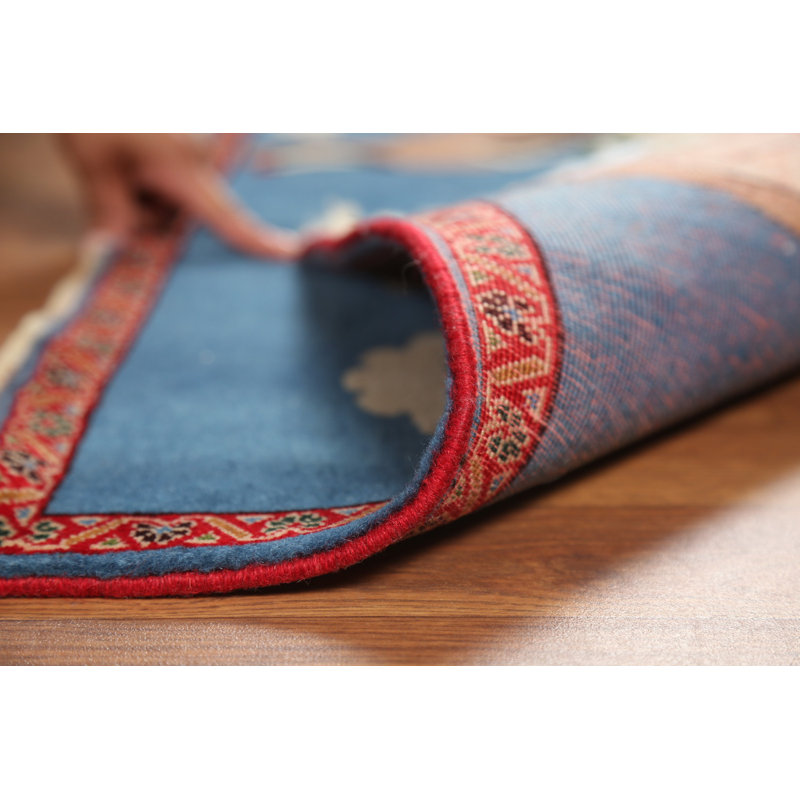 Tapis traditionnel à motif d'animaux 2x3