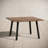 Argyri Square Metal Outdoor Dining Table With Umbrella Hole , 47.2'' in. W 47.2'' in. D