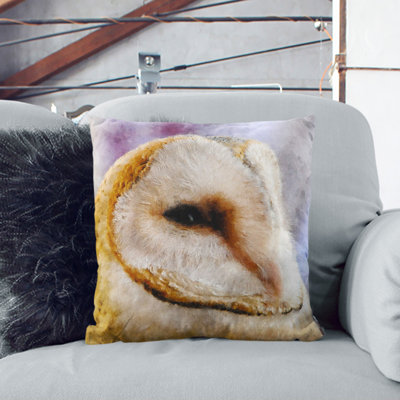 Barn Owl Vol.4 Painting Square Throw Cushion
