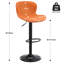Adjustable Height Counter Stool with Metal Frame