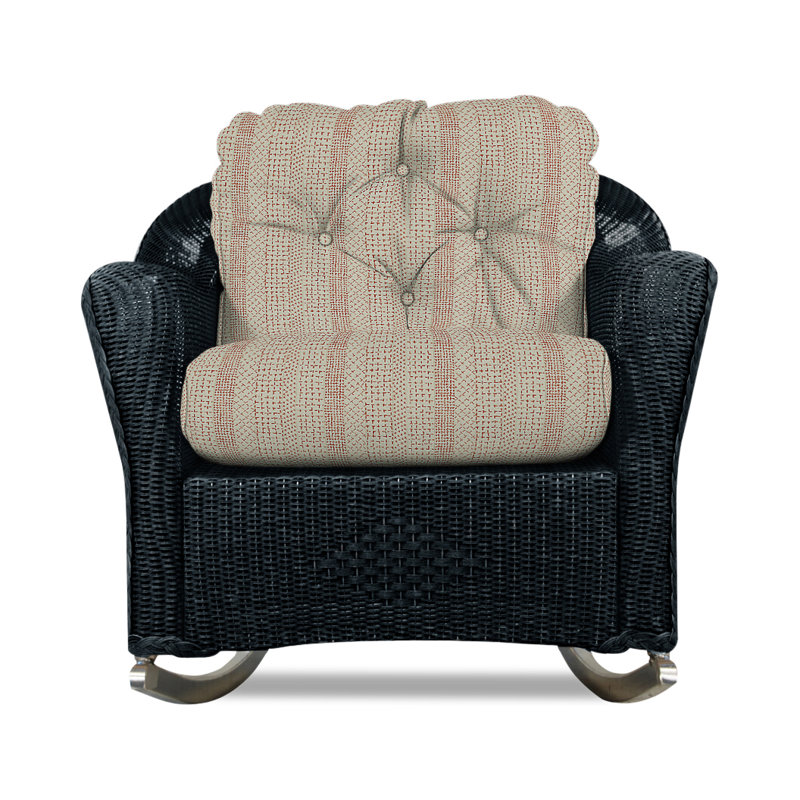 Reflections Outdoor Rocker Chair, Knix Granite, Ebony