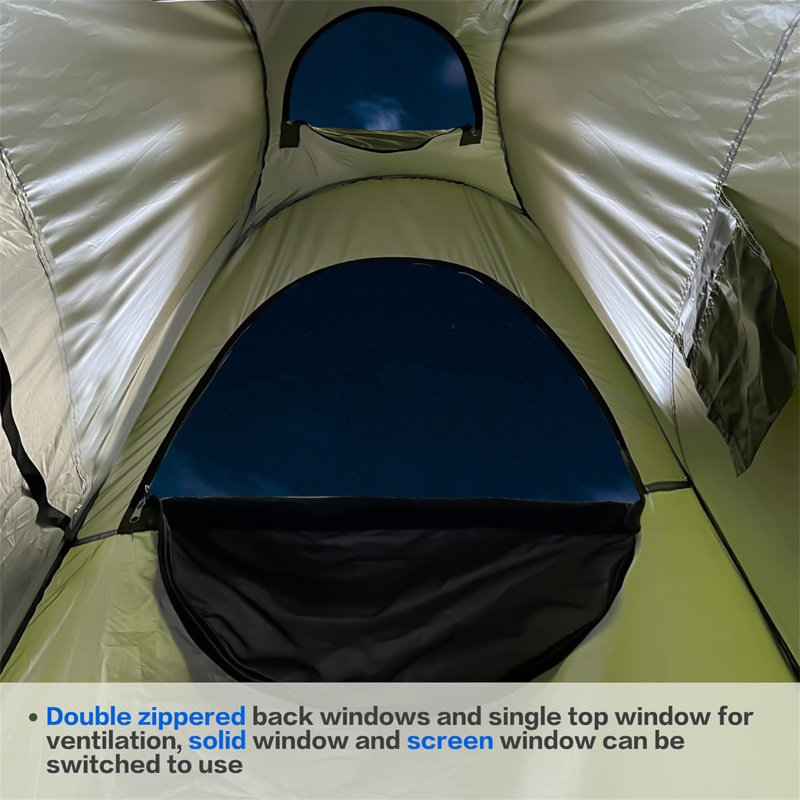 Tentes de camping instantanées avec intimité 7 pi