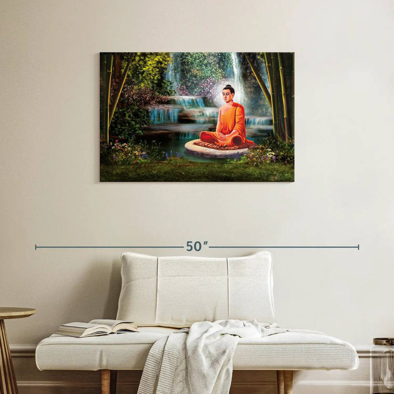 Leisha Hanuman en méditation, H 24 po x l 36 po