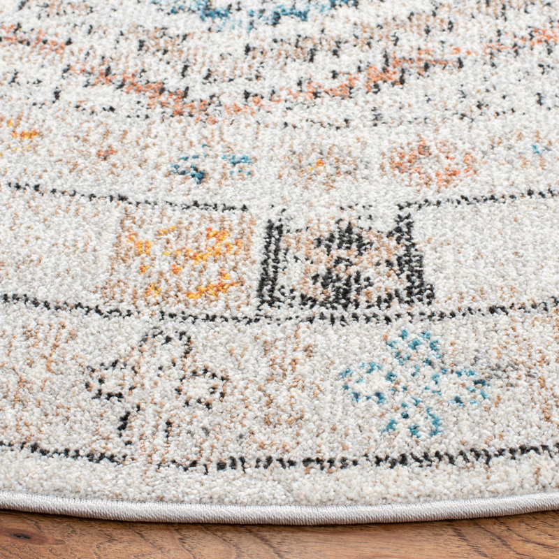 Wilkie Performance Southwestern Rug, Round 6'7"