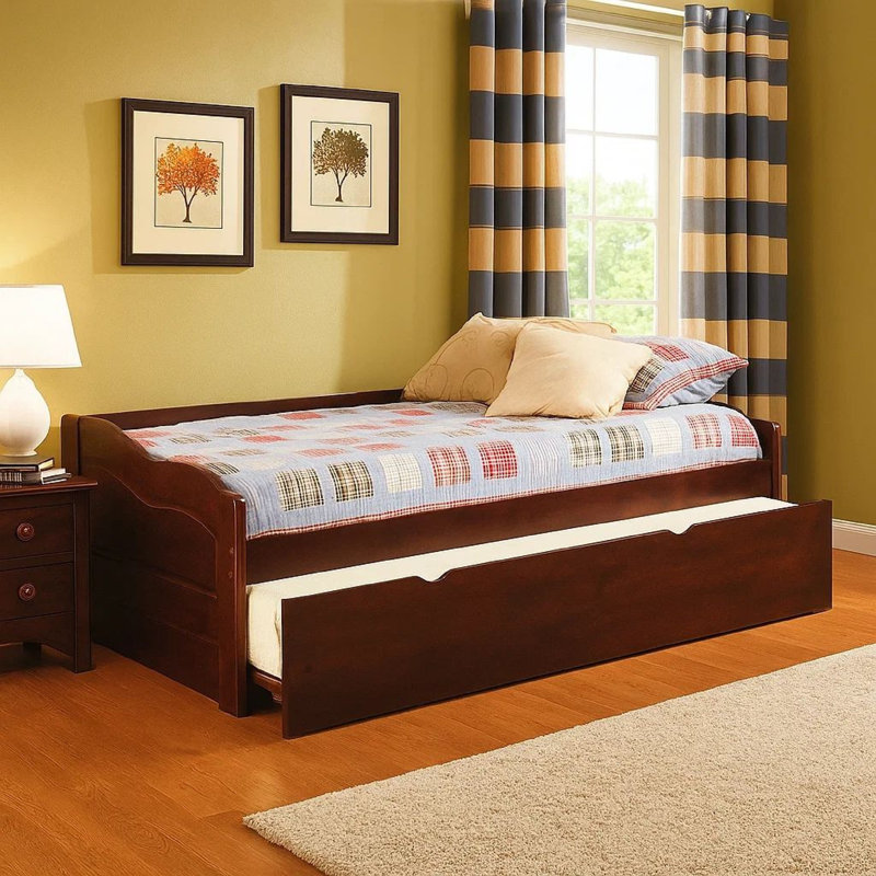 Durain Solid Wood Bed