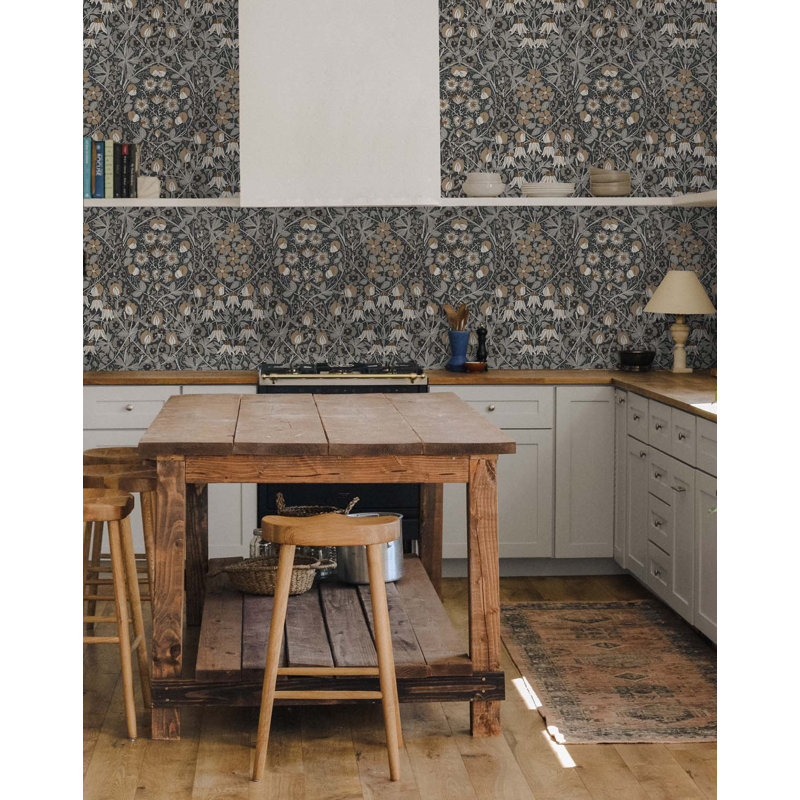 Arnedra 18cm x 52cm Satin Peel and Stick Wallpaper Roll