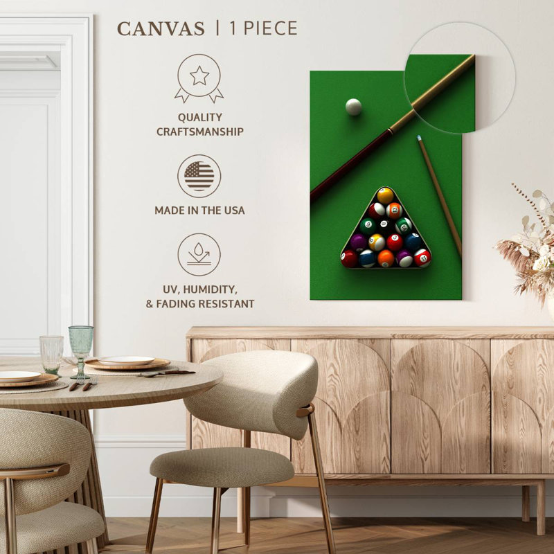 Équipement de jeu de billard Senne, H 39 po x l 26 po