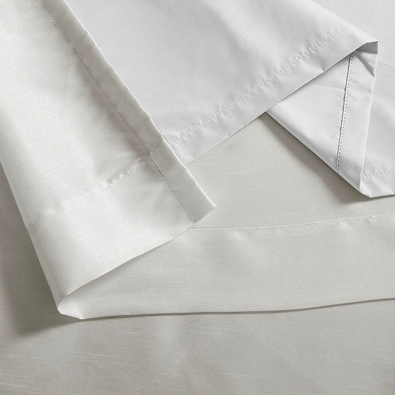 Rideau occultant Twist Tab, Blanc, L 50,05 po x L 84,05 po